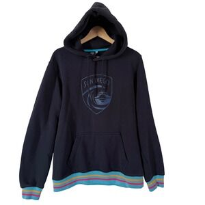 San Diego‎ Wave FC Soccer NWSL Women's Pullover Hoodie Size XLarge Alex Morgan